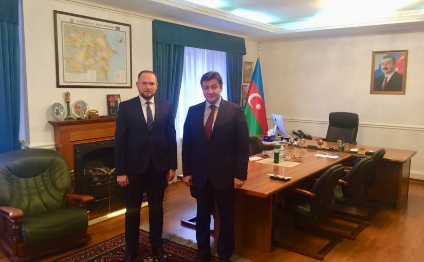 Посол Азербайджану Азер Худієв та ректор університету провели робочу зустріч