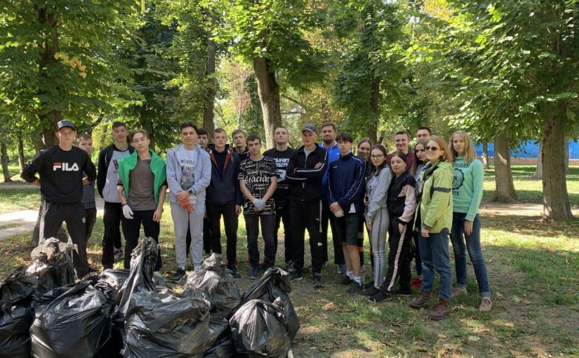 Участь студентів Житомирської політехніки у Всесвітньому дні прибирання «World Cleanup Day»