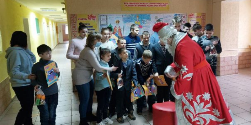 Зустріч представників ФІКТ з вихованцями Гришківської школи-інтернат