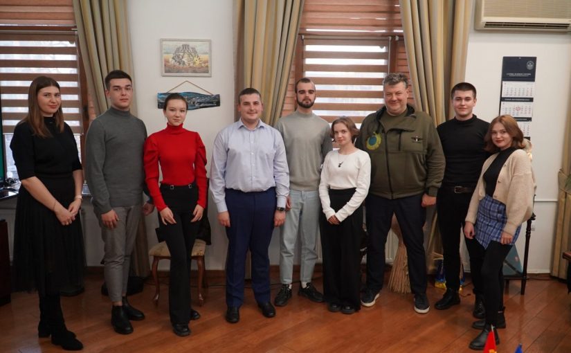 Представники студентського ректорату Житомирської політехніки на зустрічі з Начальником Житомирської обласної військової адміністрації