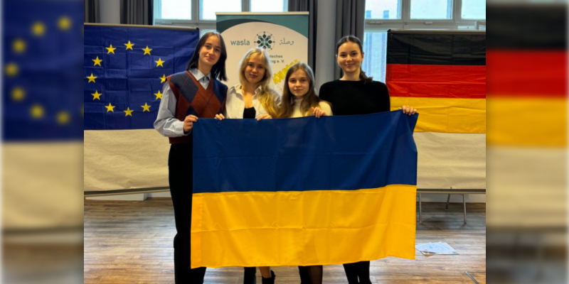 Анастасія Данильченко взяла участь у міжнародному проєкті Erasmus+ в Берліні на тему “Youth against conflict”