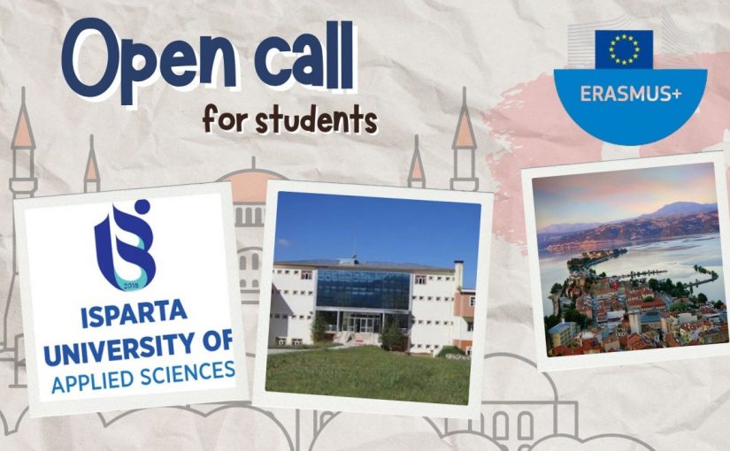Еразмус +КА171: академічна мобільність на базі Університету прикладних наук м. Іспарта. КОНКУРС ВІДКРИТО!